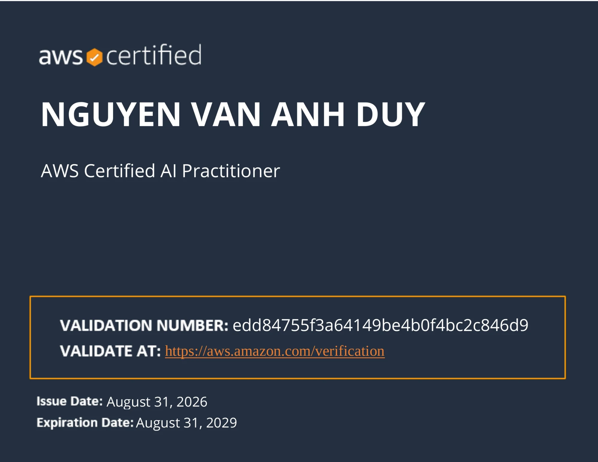 AWS Certified AI Practitioner
