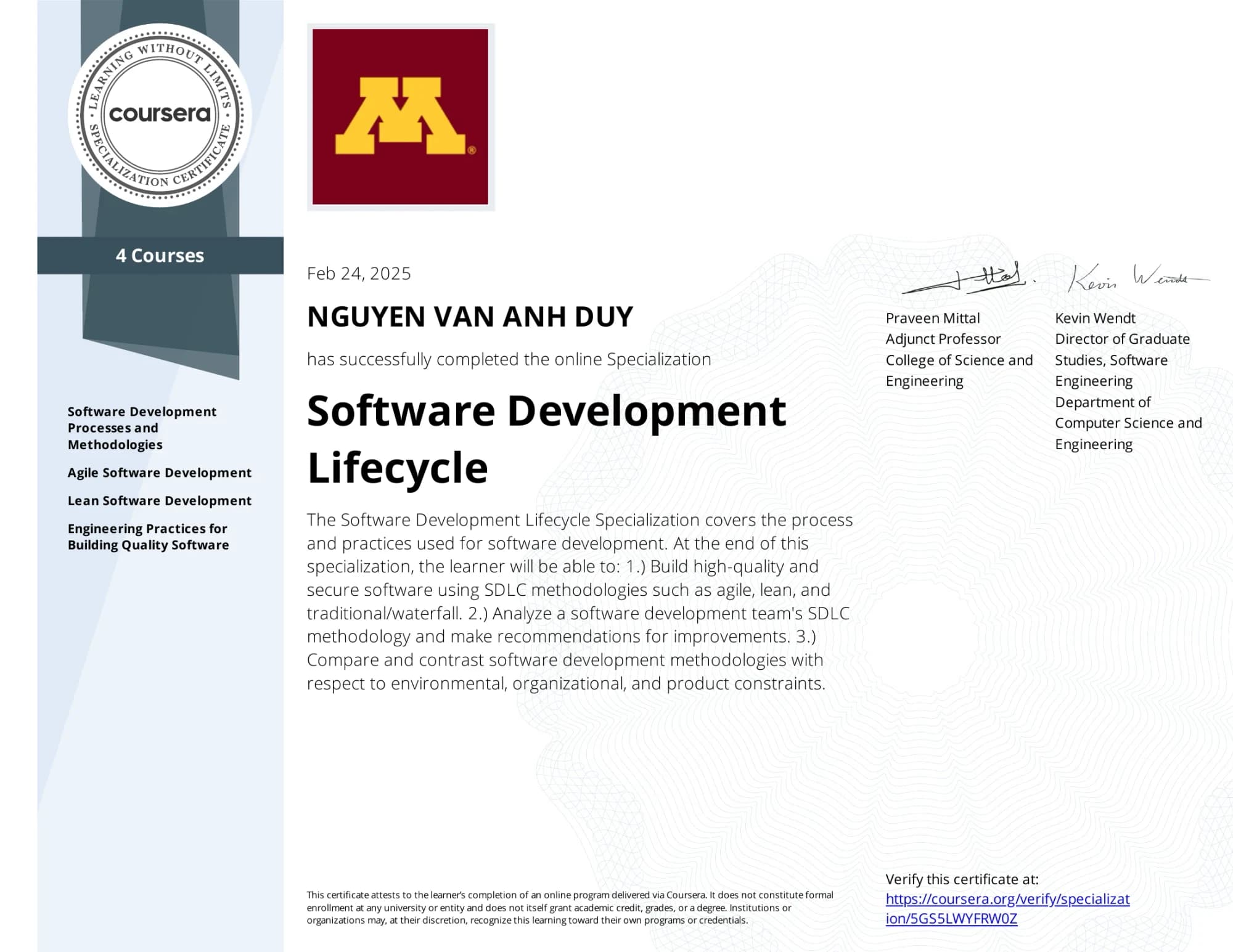 Software Development Lifecycle